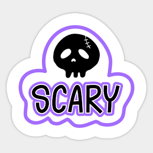 Scary Sticker